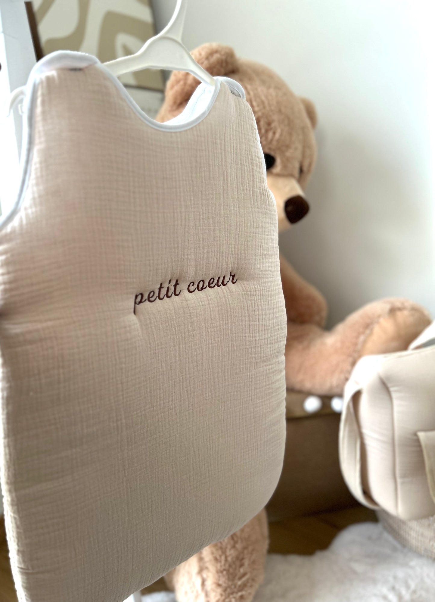 Ma première gigoteuse - Collection Petit coeur 🤎
