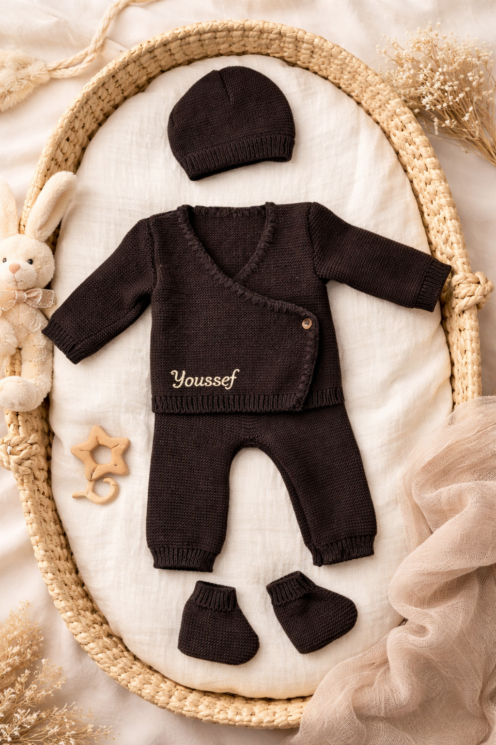 Ensemble naissance tricot