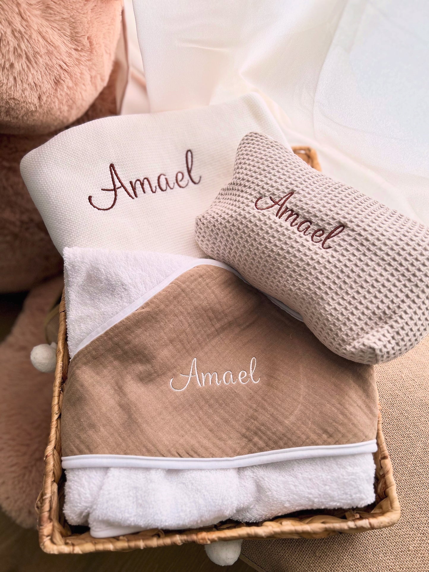 Ma trousse de toilette nid d'abeille