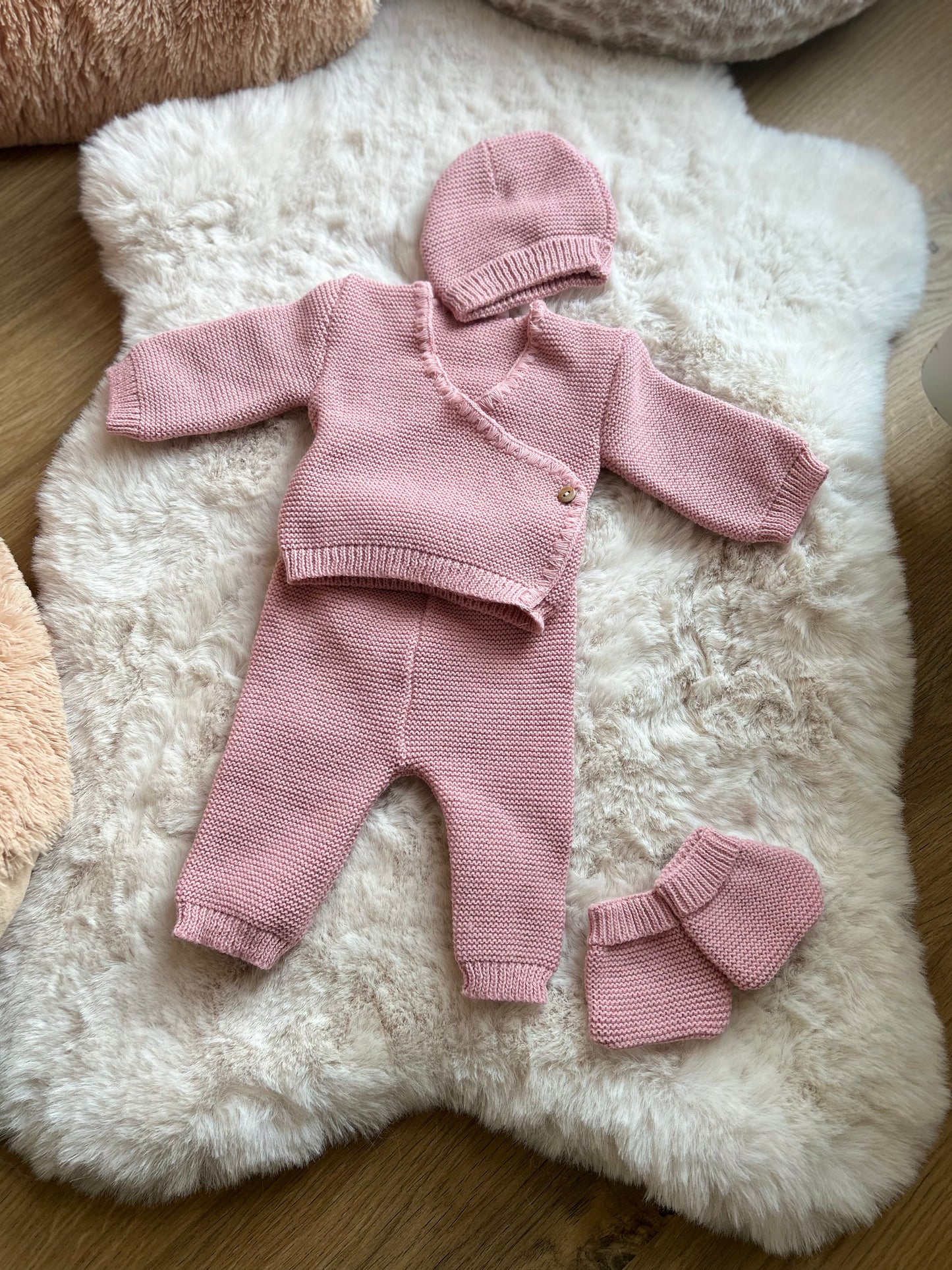 Ensemble naissance tricot